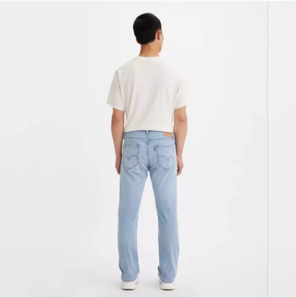 Levi's 559 Relaxed Fit Straight Leg Light Wash Denim Blue Jeans Mens Size 42x31